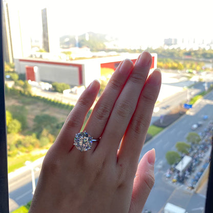 Classic 10ct Moissanite Ring