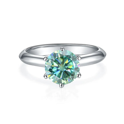 Ocean Mist Moissanite Ring