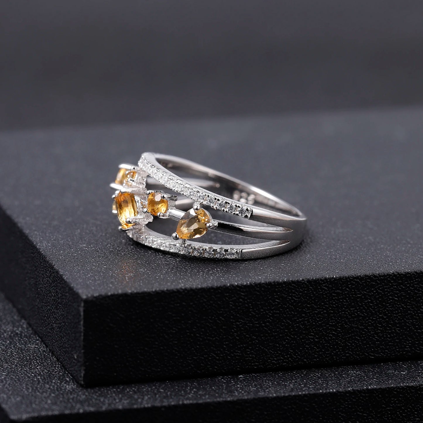 Constellation Citrine Ring