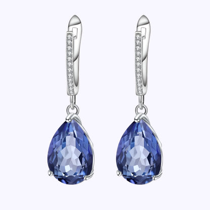 Twilight Teardrop Iolite Earrings