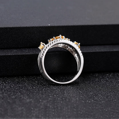 Constellation Citrine Ring