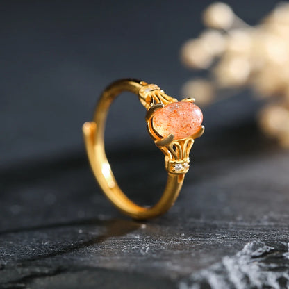 Glaze Sunstone/Opal Ring