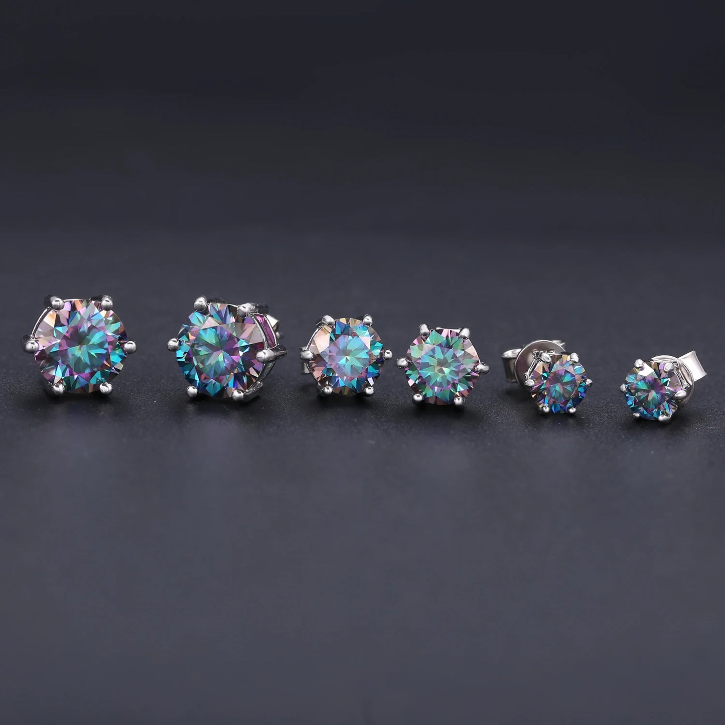 Aurora Moissanite Crown (Multi-color)