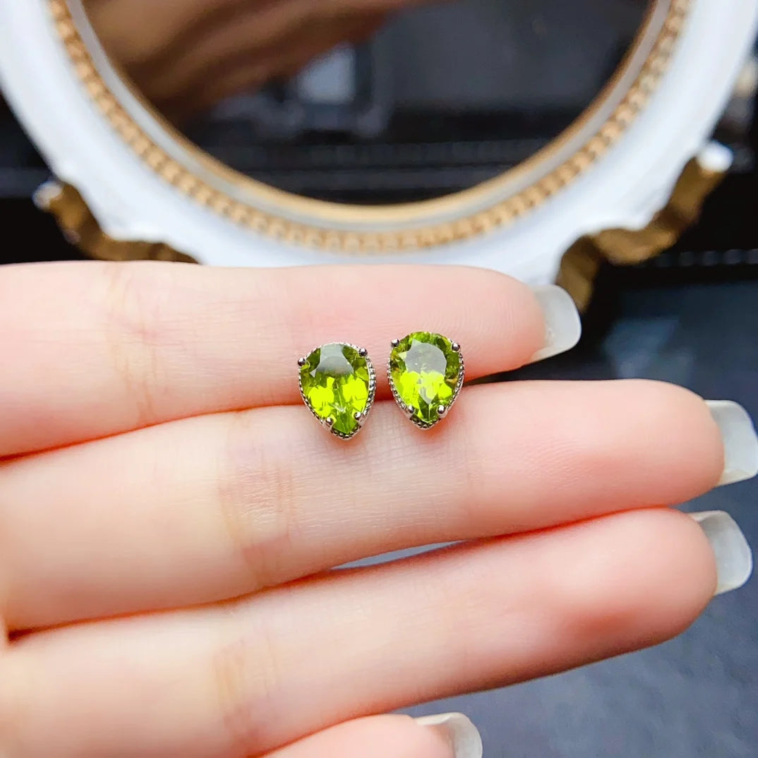 De Olivine Earrings