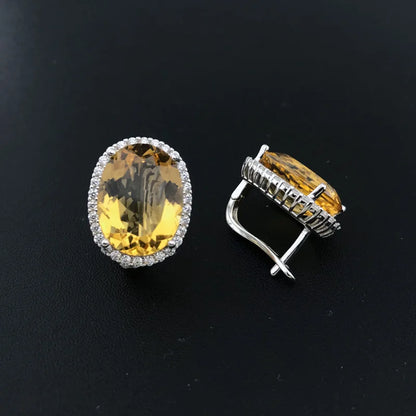 Citrine Zest Drop Earrings