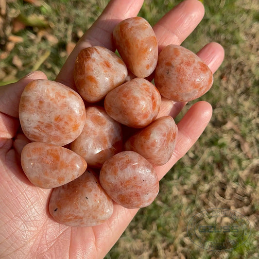 Radiant Sunstone Tumbles