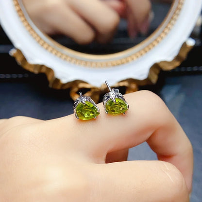 De Olivine Earrings