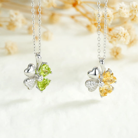 Citrine/Peridot Whisper Necklace