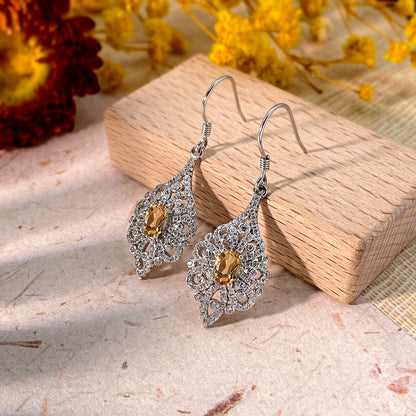 Citrine Nest Earrings