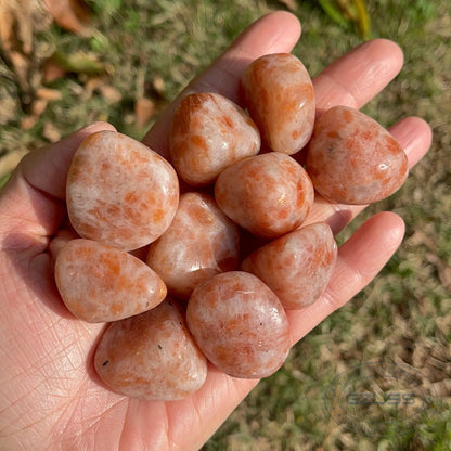 Radiant Sunstone Tumbles