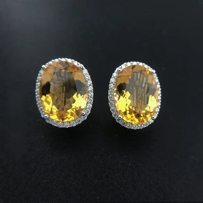 Citrine Zest Drop Earrings