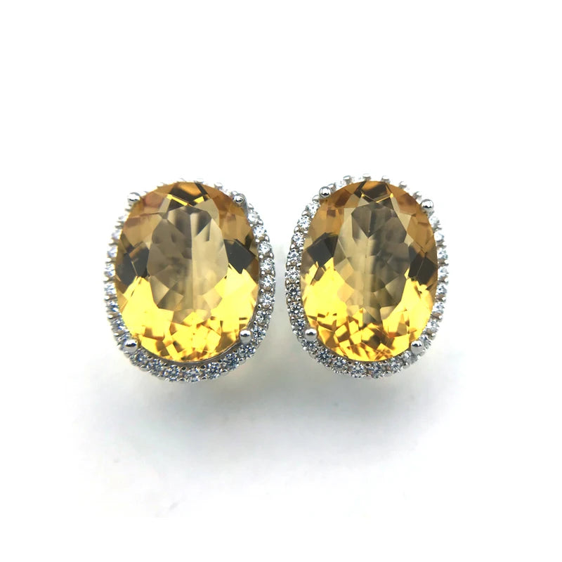 Citrine Zest Drop Earrings