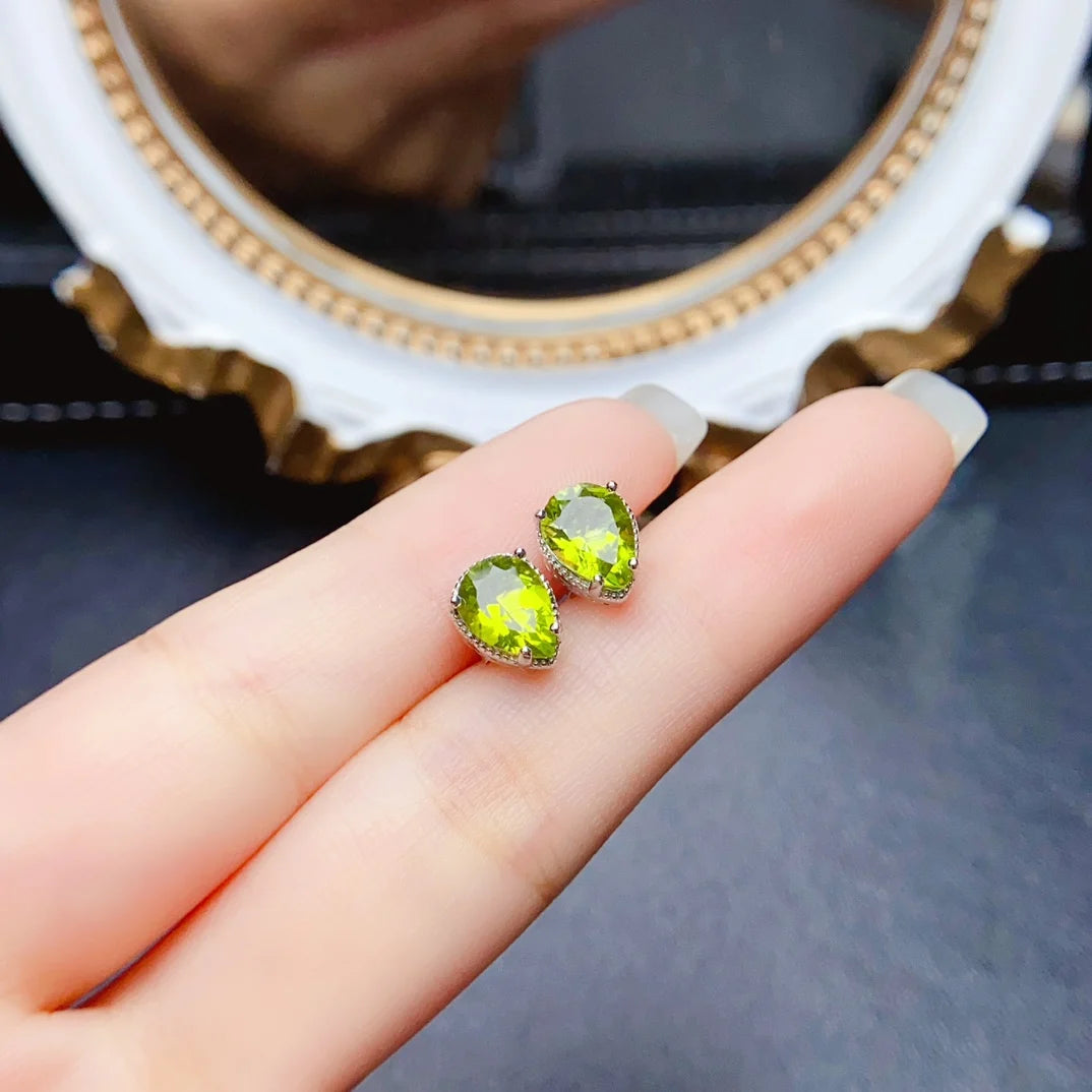 De Olivine Earrings