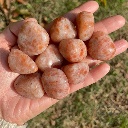 Radiant Sunstone Tumbles