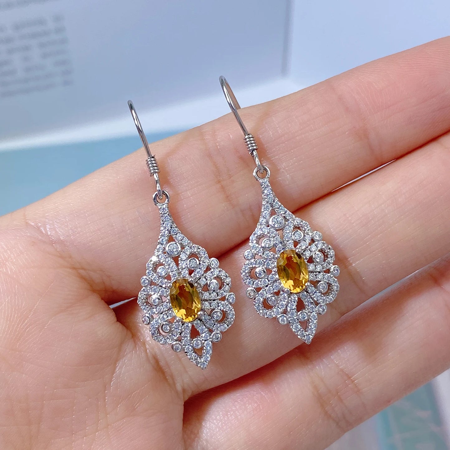 Citrine Nest Earrings