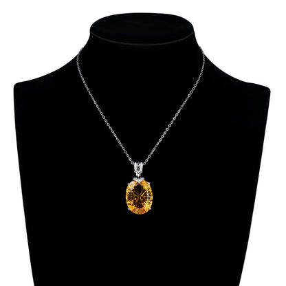 Bountiful Prosperity Citrine Necklace - XXL Edition