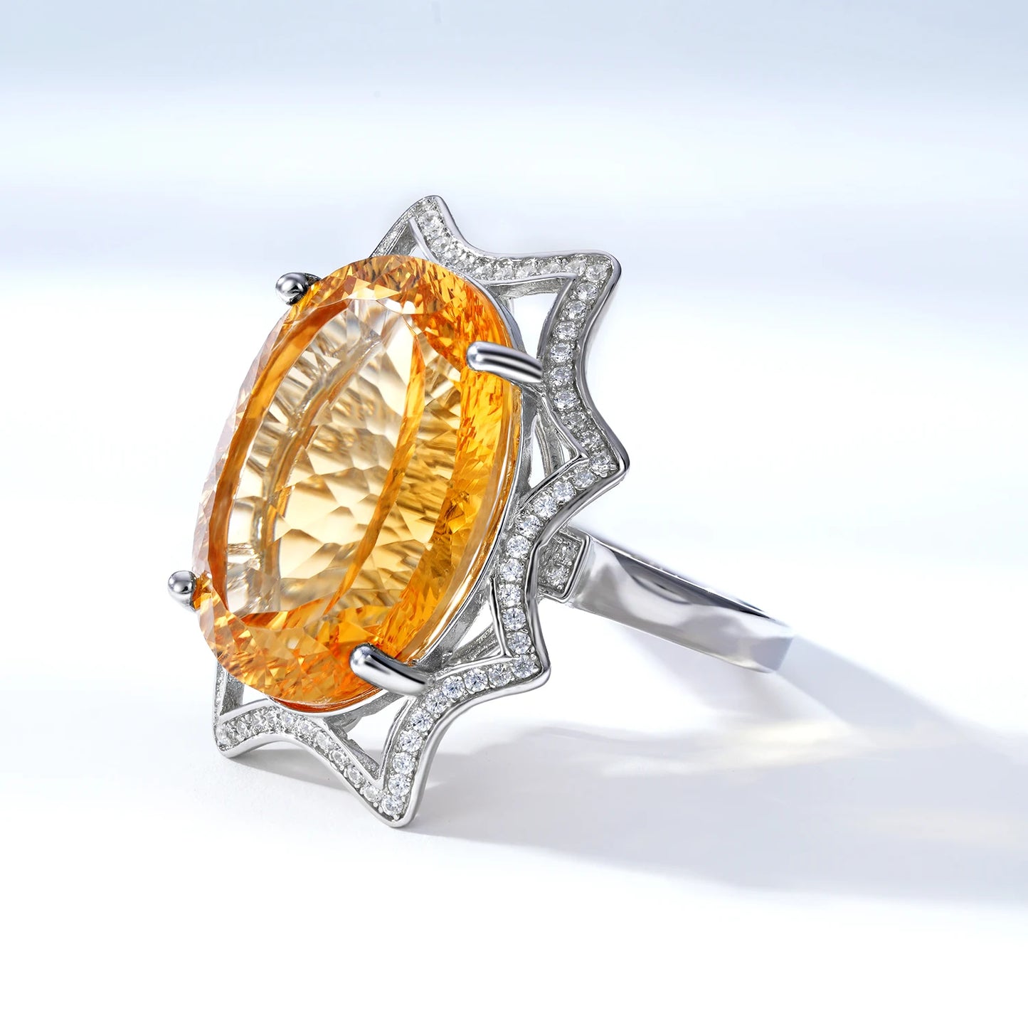 Solstice Citrine Ring